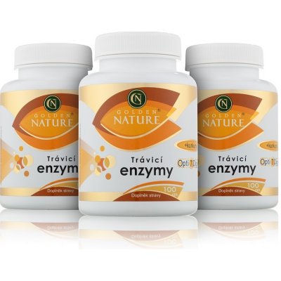2+1 Golden Nature Trávicí enzymy Opti7Digest+Kurkuma 300 kapsúl – Hledejceny.cz