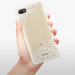 Pouzdro iSaprio - White Lace 02 - Xiaomi Redmi 6A