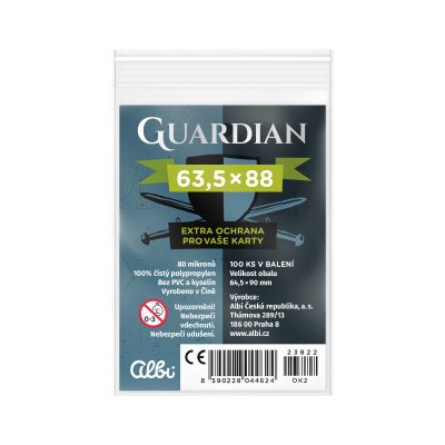 Albi Guardian 63,5 x 88 mm obaly 100 ks – Zboží Mobilmania