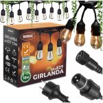 BERGE Zahradní girlanda 15m + 31x 1W LED žárovka BG1530 – Hledejceny.cz