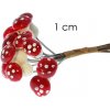 Květina Muchomůrka na drátku, 1mm