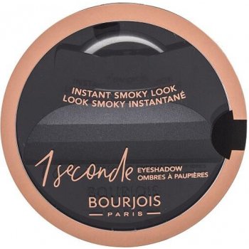 Bourjois 1 Seconde oční stíny pro okamžité kouřové líčení 01 Black on Track 3 g