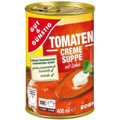 G&G Krémová rajčatová polévka se smetanou 400 ml – Zboží Dáma