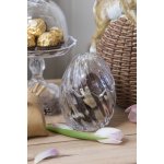 Clayre Eef skleněná dóza vajíčko 11,5 x 8,5 cm – Zboží Dáma