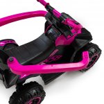 Baby Mix Mega s vodící tyčí růžové – Zboží Dáma