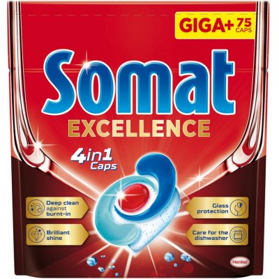 Somat Excellence Tablety do myčky 4v1 75 ks – Zbozi.Blesk.cz