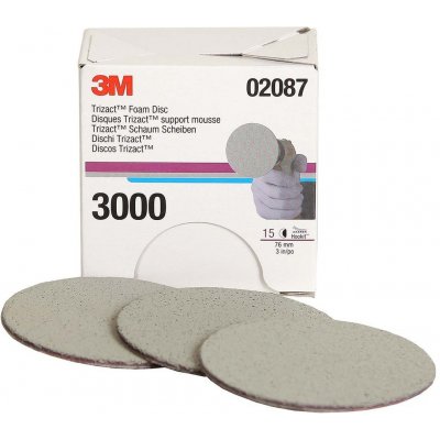 3M Trizact P3000 brusný kotouč na pěnovém podkladě Ø75 mm 02087 – Zboží Dáma
