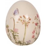 Keramické dekorační vajíčko s lučními květy Flowers of Love M Ø 10*12 cm – Hledejceny.cz