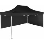 Expodum Nůžkový stan 3x4,5m hlinikovy Černá 2 boční plachty – Hledejceny.cz