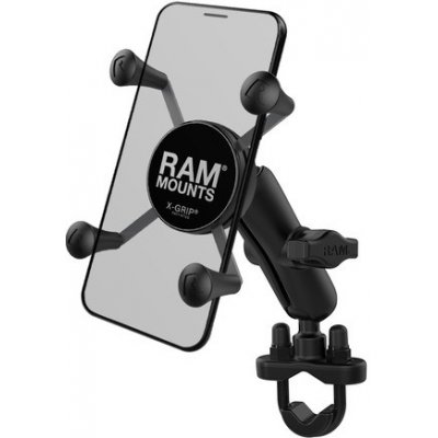 kompletní sestava RAM Mounts držáku mobilního telefonu X-Grip s objímkou na řidítka – Zbozi.Blesk.cz
