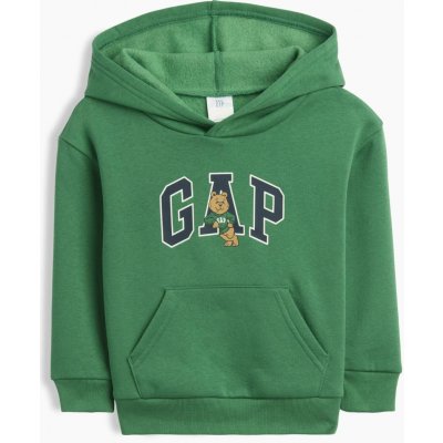 GAP Baby mikina Brannan Bear s logem Zelená – Sleviste.cz