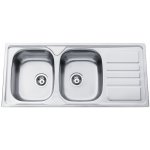 Sinks RDOKM11650026V OKIO 1160 DUO V 0,6mm matný – Zboží Mobilmania
