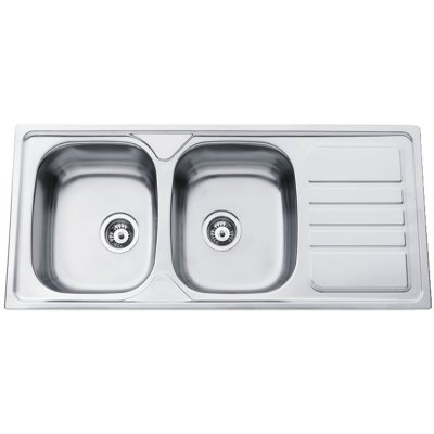 Sinks RDOKM11650026V OKIO 1160 DUO V 0,6mm matný – Zboží Mobilmania