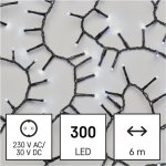 Emos D4BC04 300 LED řetěz ježek 6 m venkovní i vnitřní studená bílá časovač – Hledejceny.cz