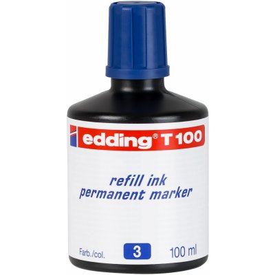 Edding T100 inkoust permanentní modrý – Zboží Mobilmania