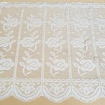 Vitrážová záclona RŮŽIČKY 60 cm – Hledejceny.cz