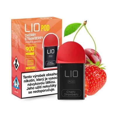 iJoy Lio Pod Strawberry Ice Q 0 mg 900 potáhnutí 1 ks – Zboží Dáma