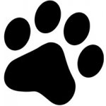 samolepka Tlapka velká – Zboží Mobilmania