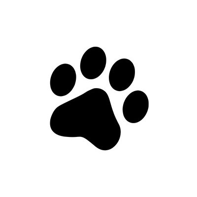 samolepka Tlapka velká – Zboží Mobilmania