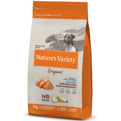 Nature's Variety original pro malé psy s lososem 1,5 kg