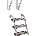 Žebřík ERGO 3 stupně (AISI 316) – Sleviste.cz