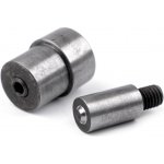 Piston k nýtování průchodek vnitřní Ø5 mm a na průchodku květ Varianta: nikl, Balení: 1 sada – Zboží Dáma