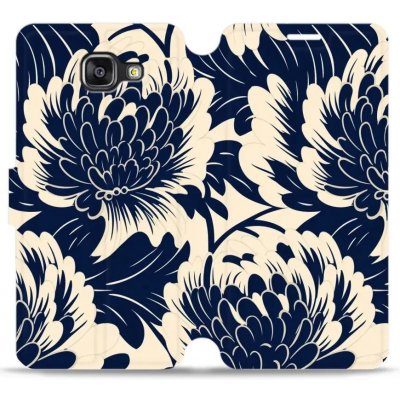 Mobiwear - Samsung Galaxy A5 2016 - VA40S Modré a béžové květy