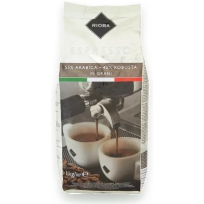 Rioba Silver 55% Arabica zrnková 1 kg – Hledejceny.cz