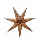 Markslöjd Hvězda GLITTER E14 6 W bronzová 75 x 75 x 23 cm