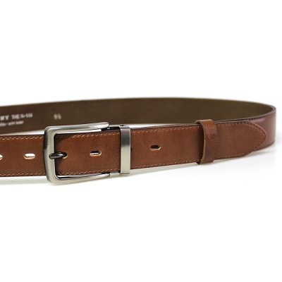 Penny belts pánský společenský kožený opasek koňakový 60035-020-2-48