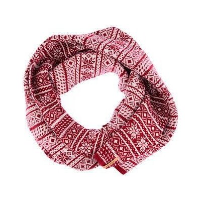 Vlnka vlněná šála B02 červená – Zboží Dáma