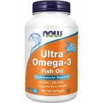 Now Foods Ultra Omega-3 Rybí olej 500 EPA + 250 DHA x 180 softgel kapslí – Hledejceny.cz