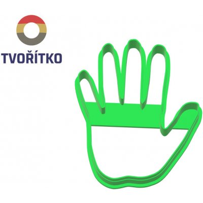 TVOŘÍTKO Ruka 3 - obrysové vykrajovátko – Hledejceny.cz