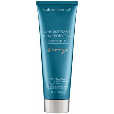 Colorescience Sunforgettable® Total Protection™ Body Shield Bronze SPF50 Bronzující ochranný krém na tělo 120 ml – Zboží Mobilmania