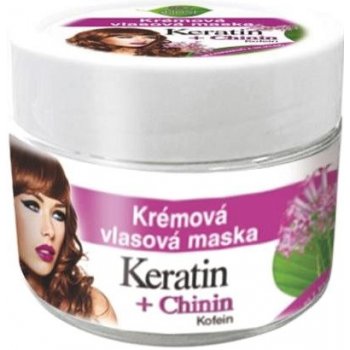 BC Bione Cosmetics Keratin + Chinin krémová vlasová maska 260 ml