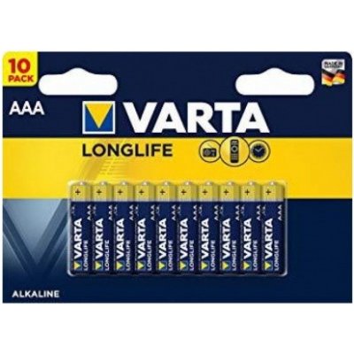 Varta Longlife AAA 10 ks 961051 – Zbozi.Blesk.cz
