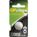 GP CR2025 – knoflíková baterie, Li-Mn, 20 x 2,5 mm, 3 V, 170 mAh – Zboží Mobilmania