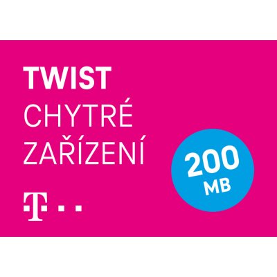 T-MOBILE CZECH REPUBLIC A.S. T-Mobile Twist Chytré zařízení 200 MB 700635 – Zboží Mobilmania