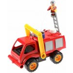 Lena Auto hasičské plastové 29 cm aktivní hasiči stříkací vodu set s panáčkem – Zboží Mobilmania