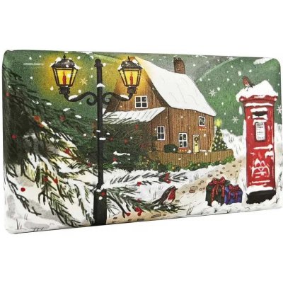 English Soap Company Vánoční tuhé mýdlo Zimní krajina Břečťan & Cesmína 190 g – Sleviste.cz