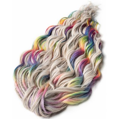 DE set Kanekalon - Anna vlnky duhové – Hledejceny.cz