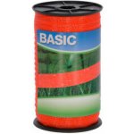 Ohradníková páska BASIC 10 mm 200 m 4 x 0,16 Niro oranžová – Hledejceny.cz