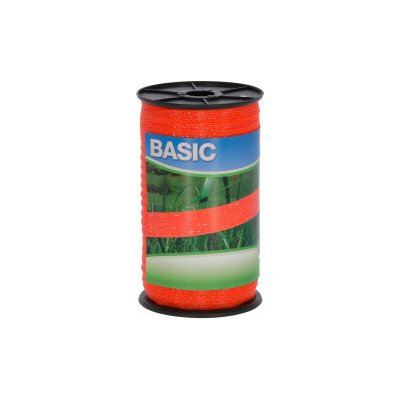 Ohradníková páska BASIC 10 mm 200 m 4 x 0,16 Niro oranžová – Hledejceny.cz