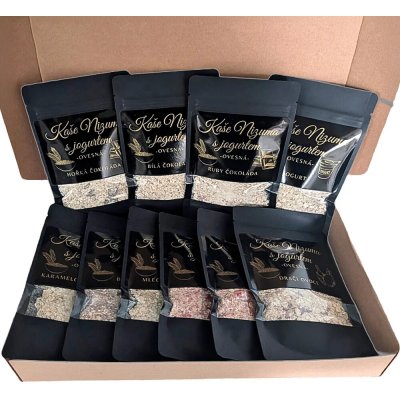 Nizuma Degustační box mix - ovoce + čokoláda + jogurt (10 ks) – Hledejceny.cz