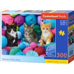 Castorland Kočičky v klubkách vlny 030447 300 dílků – Zboží Mobilmania