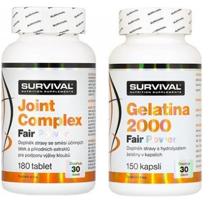 Survival Joint Complex Fair Power + Survival Gelatina 2000 Fair Power 180+150 kapslí