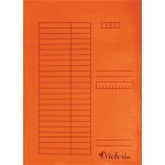 VICTORIA Desky s rychlovazačem, oranžové, karton, A4, VICTORIA ,balení 5 ks 22188 – Zboží Živě