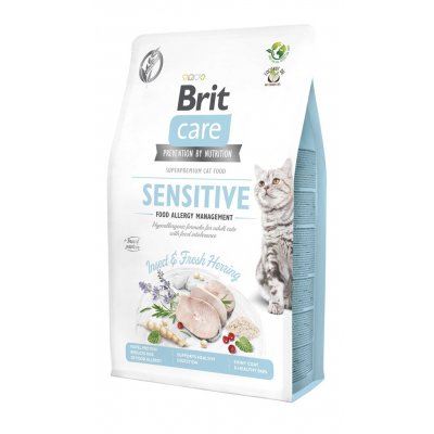 Brit Care Cat Grain-Free Sensitive Insect Food Allergy Management 2 kg – Zbozi.Blesk.cz