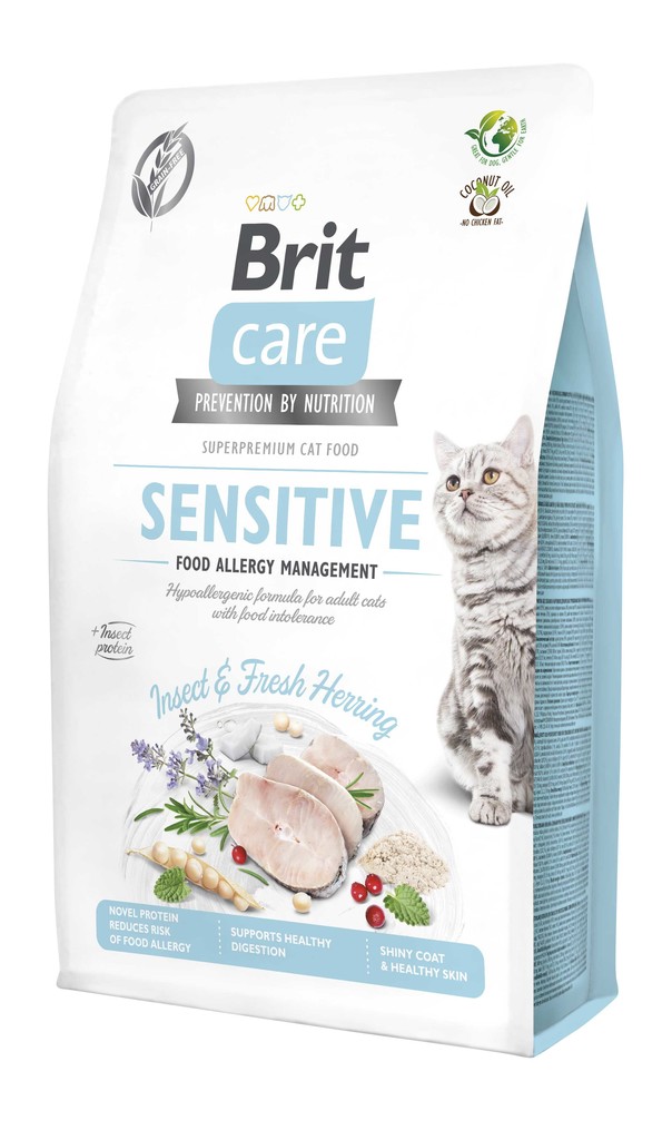 Brit Care Cat Grain-Free Sensitive Insect Food Allergy Management 2 kg