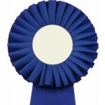 Kokarda jednořadá STANDARD průměr 11 cm modrá – Sleviste.cz